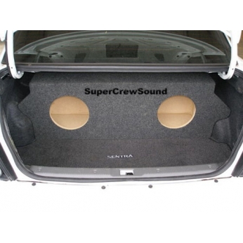 Nissan sentra custom subwoofer box #10