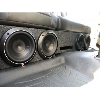 Chevy Silverado / GMC Sierra Crew Cab 07-13 Ported Quad 8 Subwoofer Box