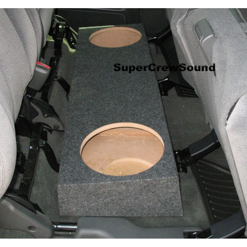 Chevy Silverado / GMC Sierra 1/2 Ton Crew Cab 03-06 Dual UTS Subwoofer Box