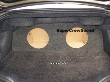 nissan altima custom subwoofer box