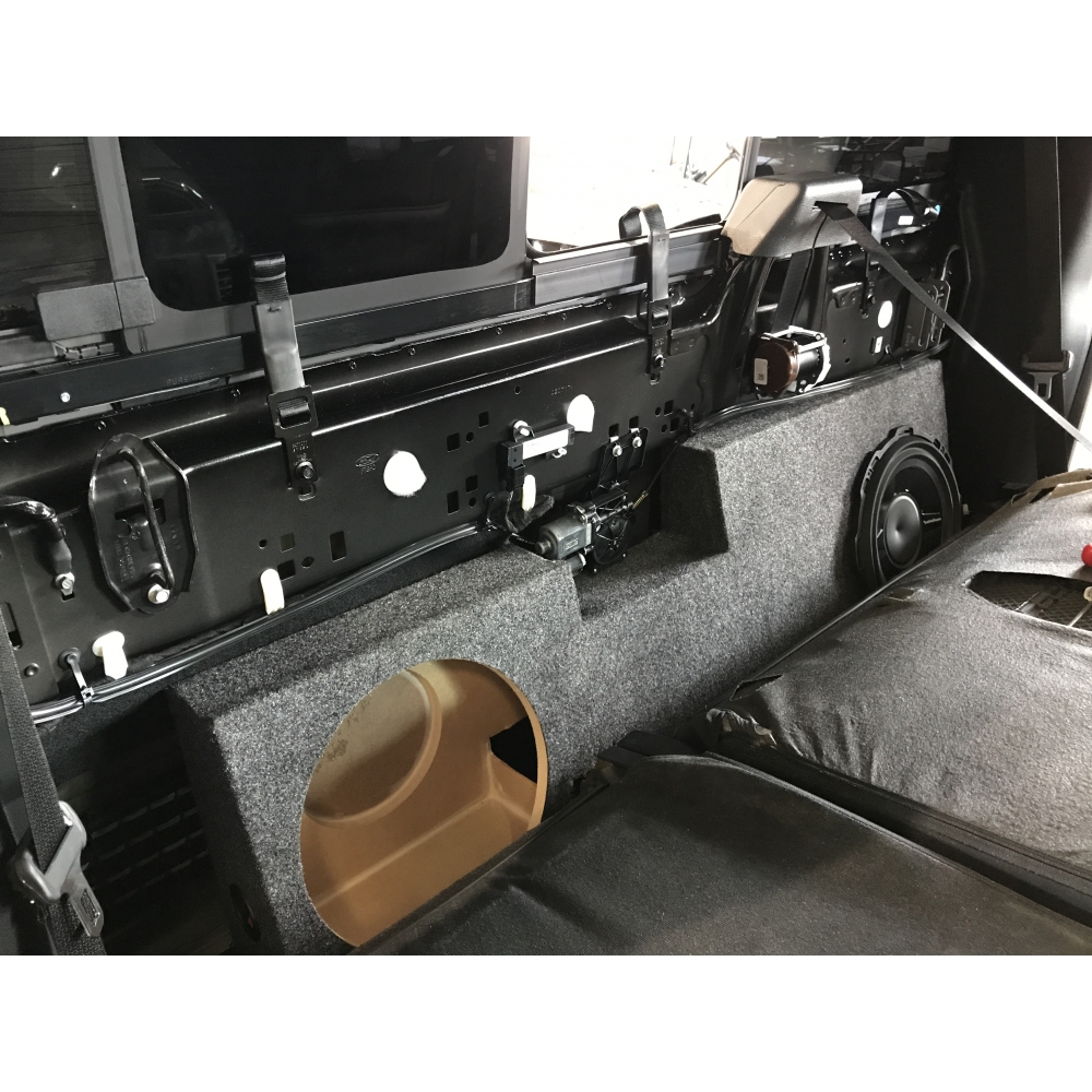 Ford F250/F350 Supercrew Cab 20172021 Dual BTS Subwoofer Box